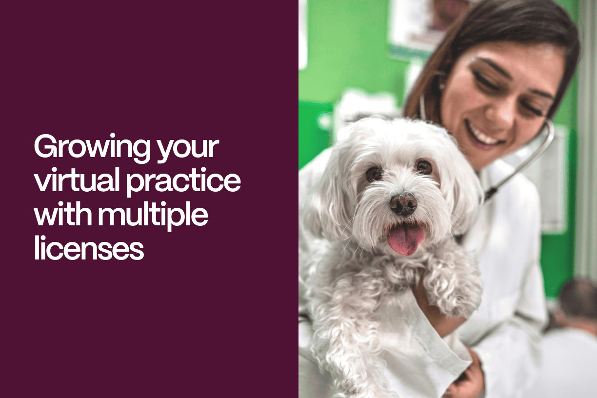 Growing Your Virtual Practice With Multiple Licenses - Vetster