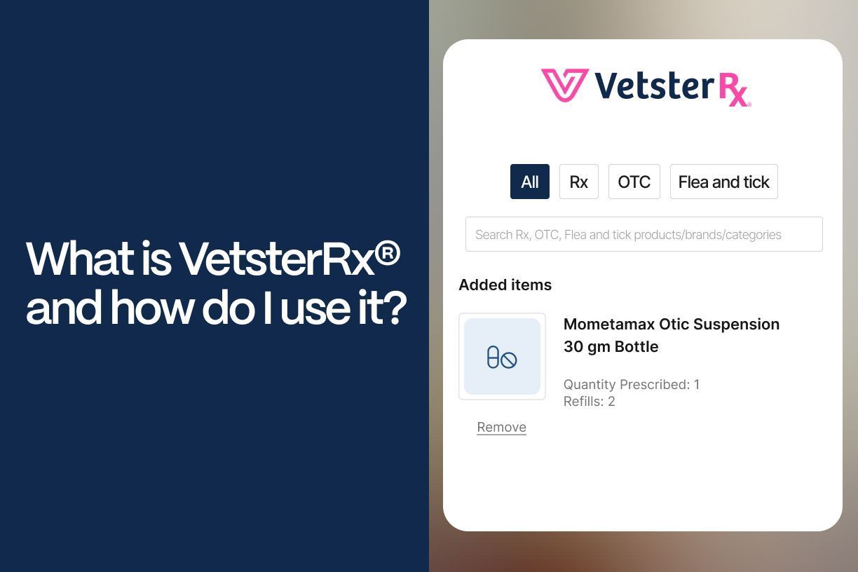 What is VetsterRxⓇ and how do I use it? - What is VetsterRX and How do I Use It