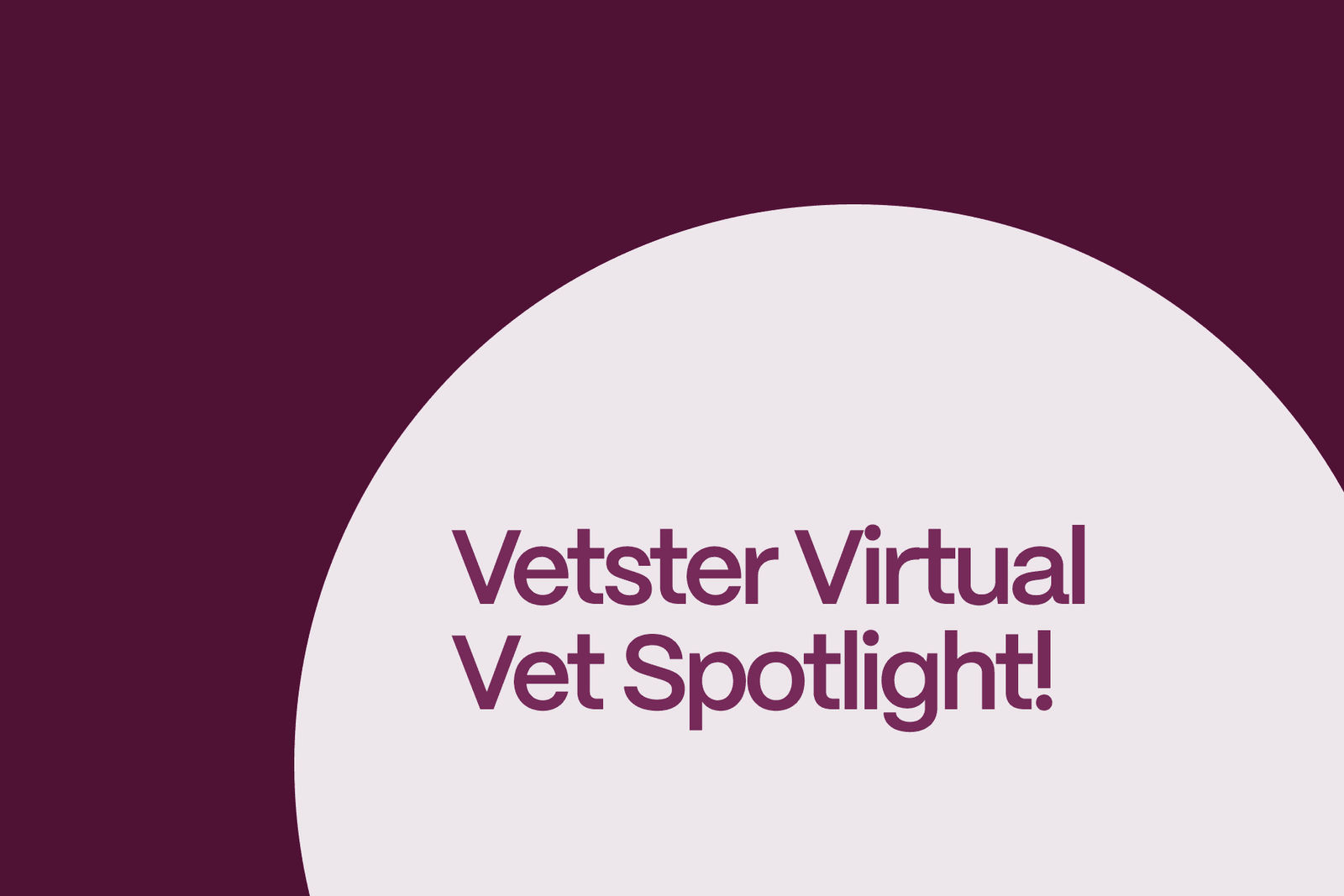 Vet Spotlight: Buzzing with Dr. Nadeau - Vetster Virtual Vet Spotlight!